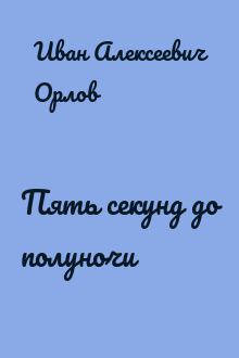 Пять секунд до полуночи