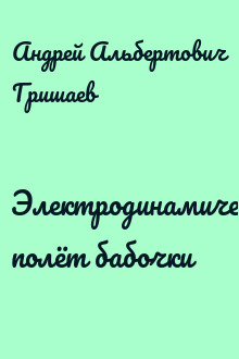 Электродинамический полёт бабочки