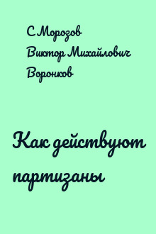 Как действуют партизаны
