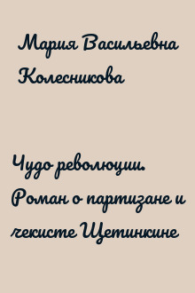 Чудо революции. Роман о партизане и чекисте Щетинкине