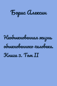 Необыкновенная жизнь обыкновенного человека. Книга 3. Том II