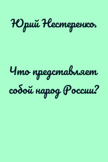 Что представляет собой народ России?