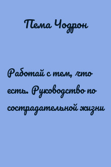 Работай с тем, что есть. Руководство по сострадательной жизни