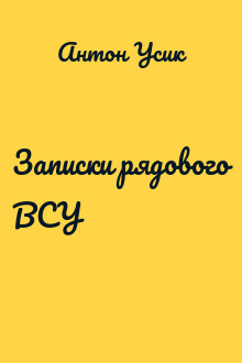 Записки рядового ВСУ