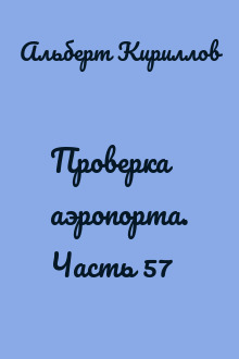 Проверка аэропорта. Часть 57