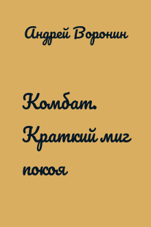Комбат. Краткий миг покоя