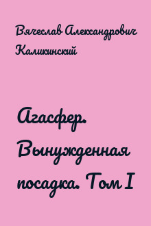 Агасфер. Вынужденная посадка. Том I