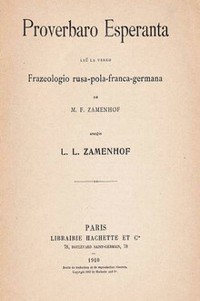 Proverbaro Esperanta