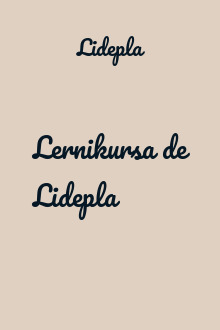 Lernikursa de Lidepla