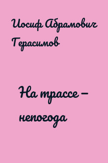 На трассе — непогода