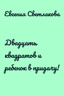 Двадцать квадратов и ребенок в придачу!