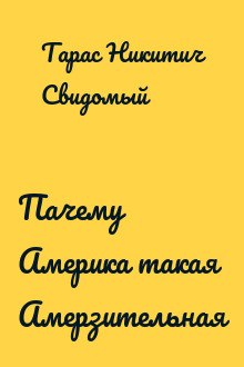 Пачему Америка такая Амерзительная
